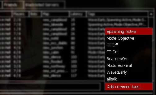 Select this to filter only servers where you can spawn in right away.